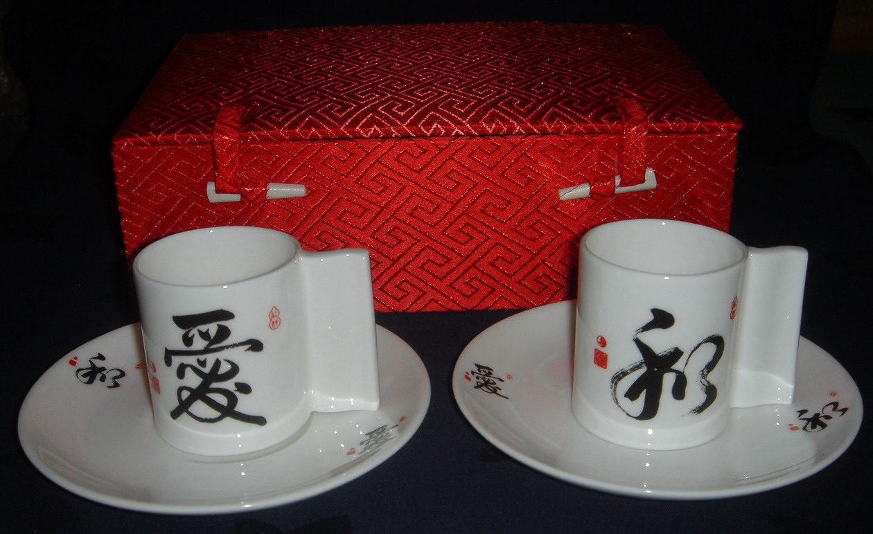 Espressotassen Harmonie Liebe